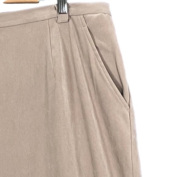 Coldwater Creek Womens Stretch Comfort Slacks Trousers Tan Size 20 -‎ READ - Picture 3 of 7